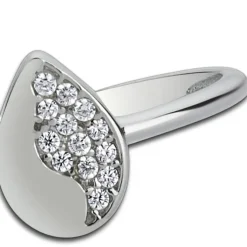 Balia Damen Ring aus 333 Weißgold mit Zirkonia Gr.60 BGR013W60