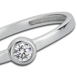 Balia Damen Ring aus 333 Weißgold mit Zirkonia Gr.56 BGR006W56