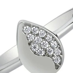 Balia Damen Ring aus 333 Weißgold mit Zirkonia Gr.60 BGR013W60