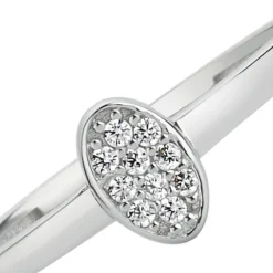 Balia Damen Ring aus 333 Weißgold mit Zirkonia Gr.56 BGR001W56