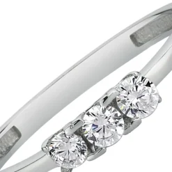 Balia Damen Ring aus 333 Weißgold mit Zirkonia Gr.58 BGR002W58