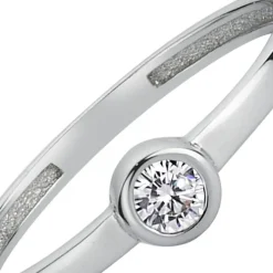 Balia Damen Ring aus 333 Weißgold mit Zirkonia Gr.60 BGR006W60