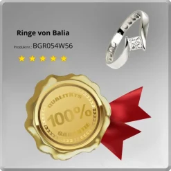 Balia Damen Ring aus 333 Weißgold mit Zirkonia Gr.56 BGR054W56