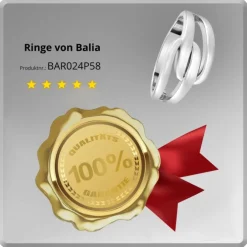 Balia Damen Ring Modern aus 925 Silber Gr.58 BAR024P58