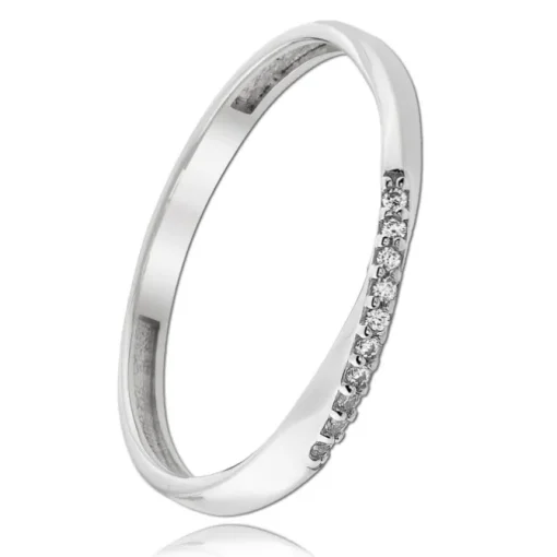Balia Damen Ring Zirkonia aus 333 Weißgold Gr.56 BGR026W56