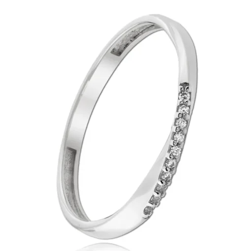 Balia Damen Ring Zirkonia aus 333 Weißgold Gr.60 BGR026W60