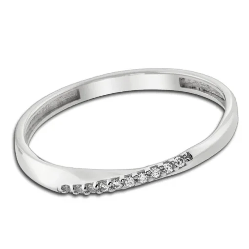 Balia Damen Ring Zirkonia aus 333 Weißgold Gr.56 BGR026W56