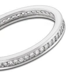 Balia Damen Ring Zirkonia einreihig Weißgold Gr.56 BGR025W56