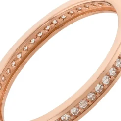 Balia Damen Ring Zirkonia einreihig Rosegold Gr.58 BGR025R58