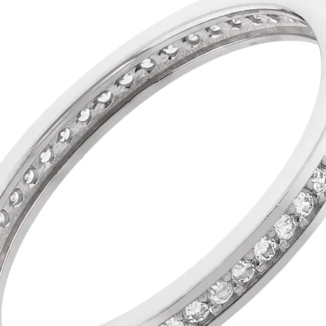 Balia Damen Ring Zirkonia einreihig Weißgold Gr.56 BGR025W56