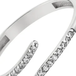 Balia Damen Ring Zirkonia Line aus 333 Weißgold Gr.56 BGR027W56