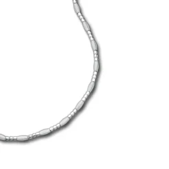 Balia Halskette für Damen matt-glanz aus 925 Silber 45.5cm BAK005S45