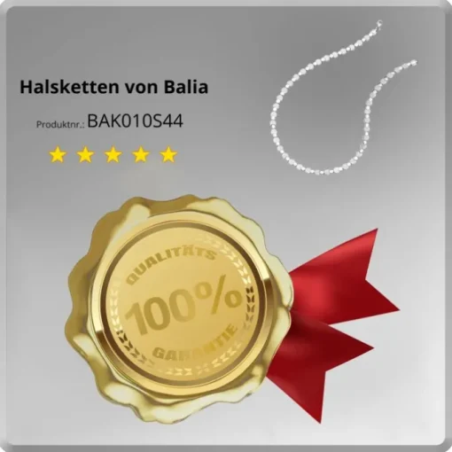 Balia Halskette für Damen matt glanz 925 Silber 44,5cm BAK010S44