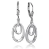 Balia Ohrhänger für Damen glanz Zirkonia 925er Silber BAO0068SW