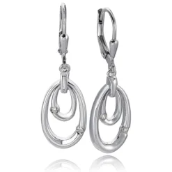 Balia Ohrhänger für Damen glanz Zirkonia 925er Silber BAO0068SW