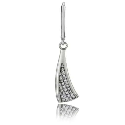 Balia Ohrhänger für Damen glanz Zirkonia aus 925er Silber BAO0017SW