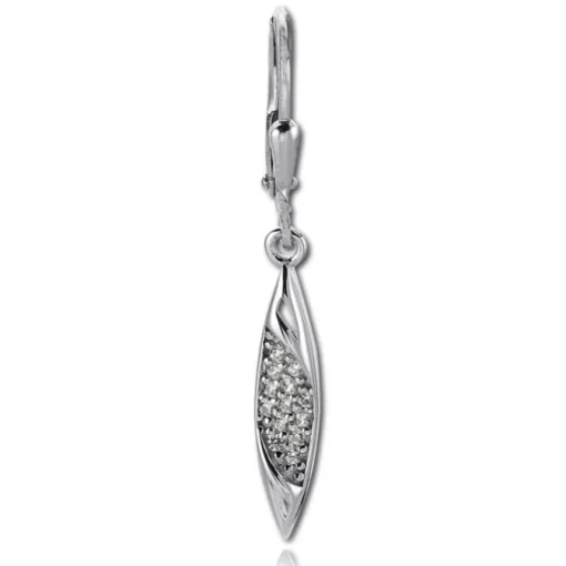 Balia Ohrhänger für Damen glanz Zirkonia 925er Silber BAO0063SW