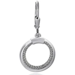Balia Ohrhänger für Damen glanz Zirkonia 925er Silber BAO0069SW