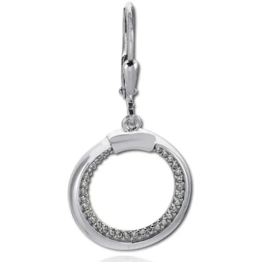 Balia Ohrhänger für Damen glanz Zirkonia 925er Silber BAO0069SW
