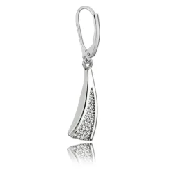 Balia Ohrhänger für Damen glanz Zirkonia aus 925er Silber BAO0017SW