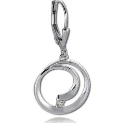 Balia Ohrhänger für Damen glanz Zirkonia 925er Silber BAO0057SW