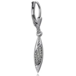 Balia Ohrhänger für Damen glanz Zirkonia 925er Silber BAO0063SW
