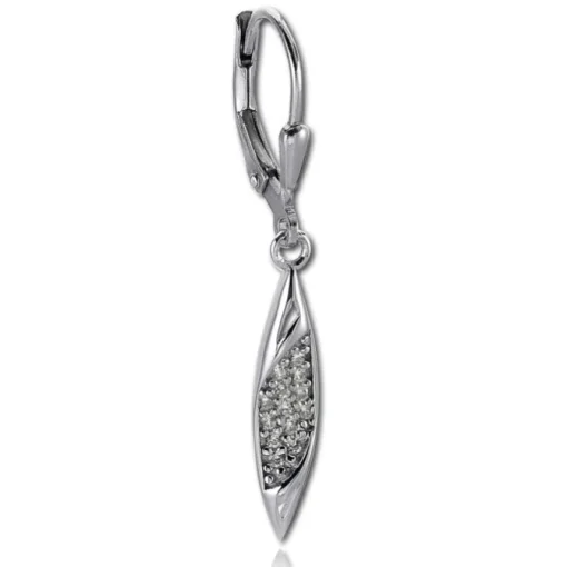 Balia Ohrhänger für Damen glanz Zirkonia 925er Silber BAO0063SW