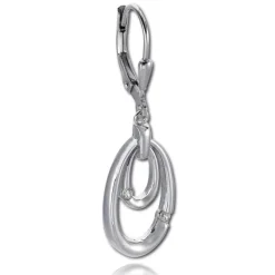 Balia Ohrhänger für Damen glanz Zirkonia 925er Silber BAO0068SW