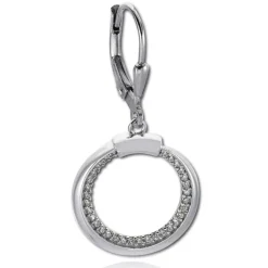 Balia Ohrhänger für Damen glanz Zirkonia 925er Silber BAO0069SW
