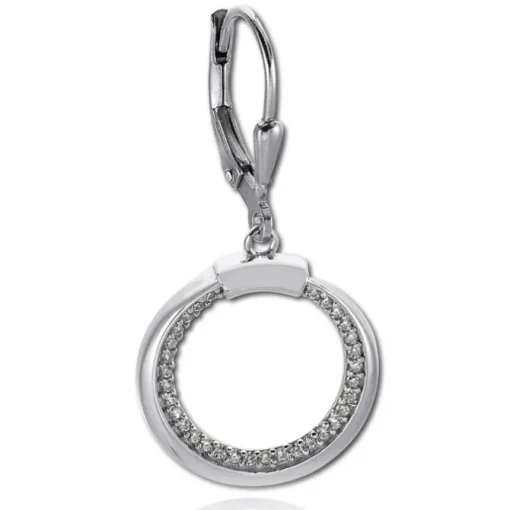 Balia Ohrhänger für Damen glanz Zirkonia 925er Silber BAO0069SW