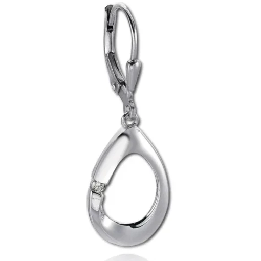 Balia Ohrhänger für Damen glanz Zirkonia 925er Silber BAO0061SW