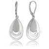 Balia Ohrhänger für Damen matt glanz aus 925 Sterling Silber BAO0039SP