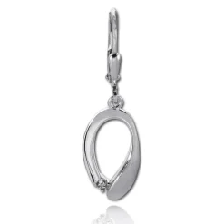 Balia Ohrhänger für Damen matt glanz Zirkonia 925er Silber BAO0059SW