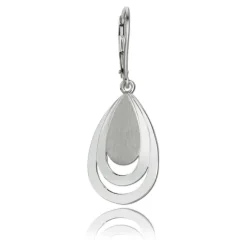 Balia Ohrhänger für Damen matt glanz aus 925 Sterling Silber BAO0039SP