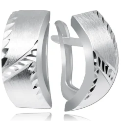 Balia Ohrstecker für Damen diamantiert aus 925er Sterling Silber BAO0090SO