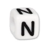 Bead Buchstabe N Beads für Armband KSPPWN