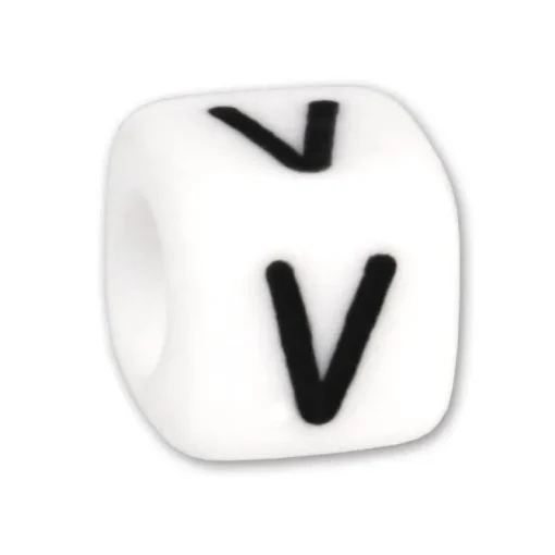 Bead Buchstabe V Beads für Armband KSPPWV