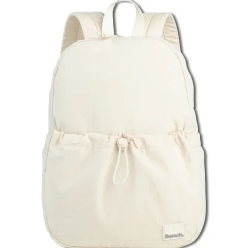 Bench Cityrucksack Nylon washed beige weiß ORI321N