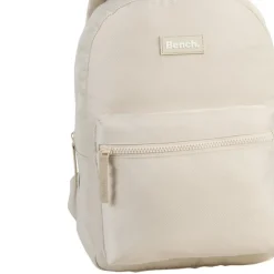 Bench Cityrucksack Nylon beige weiß ORI322N