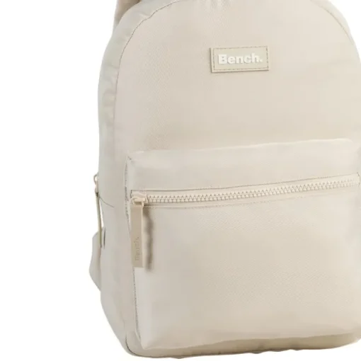 Bench Cityrucksack Nylon beige weiß ORI322N