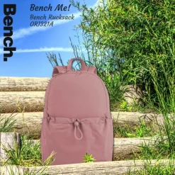 Bench Cityrucksack Nylon washed rosa ORI321A