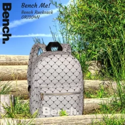 Bench kleiner Cityrucksack Nylon grau Sportrucksack Damen Daypack ORI304N