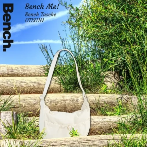 Bench Nylon washed beige weiß OTI311N