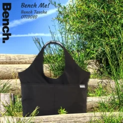 Bench Shopper Nylon washed schwarz OTI308S