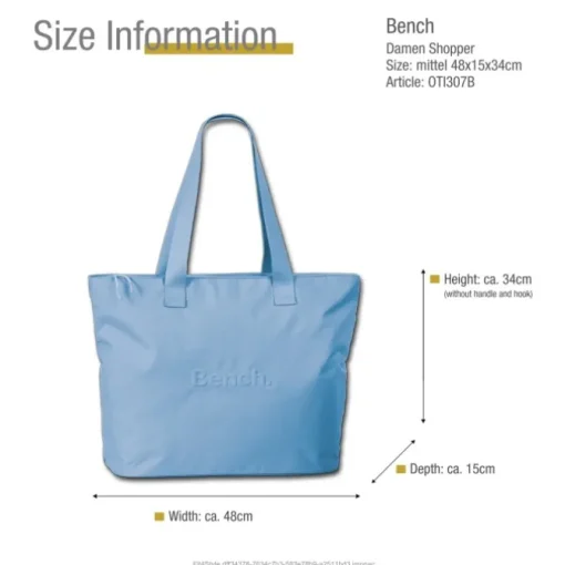Bench Shopper Polyester blau OTI307B