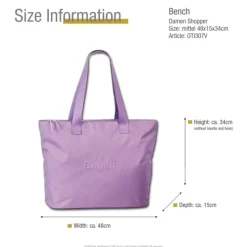 Bench Shopper Polyester lila OTI307V