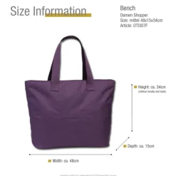 Bench Shopper Polyester lila OTI307F