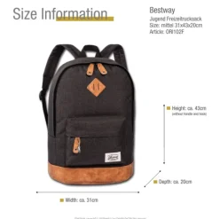 Bestway Businessrucksack Polyester unisex dunkelgrau ORI102F