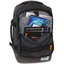Bestway Flugbegleiter Businessrucksack Polyester Bordgepäck dunkelgrau ORI103S