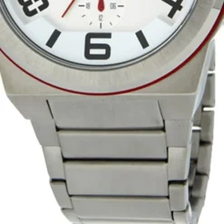 Bruno Banani Herren Uhr silber-rot Zelos Uhren Kollektion UBR21123